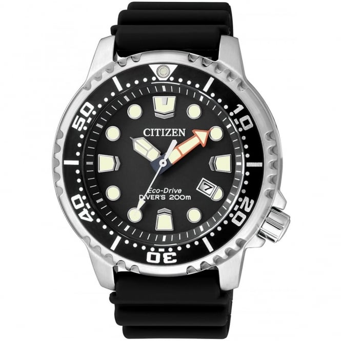 Citizen Eco Drive Pro Master Diver Black Dial Black Steel Strap Watch For Men - BN0150-28E Buy Now By Citizen