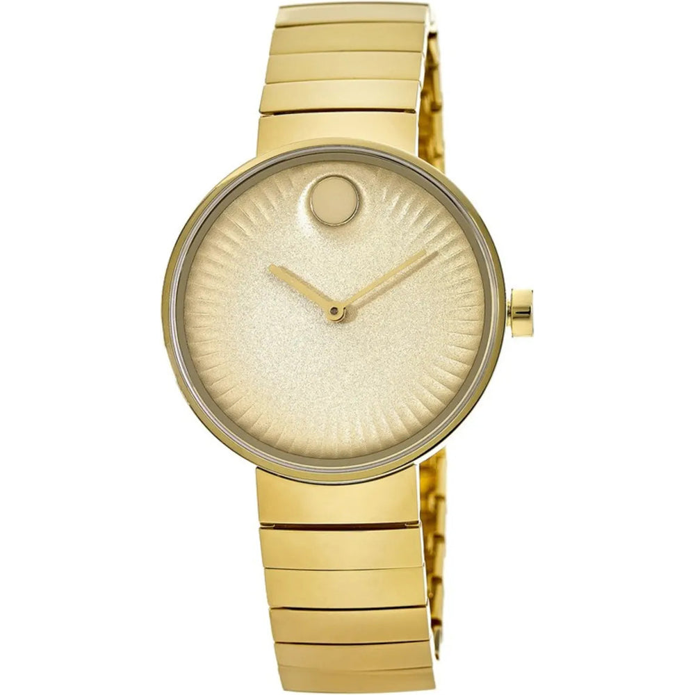 Movado Edge Gold Dial Gold Steel Strap Watch for Women - 3680014 Buy Now By Movado
