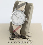 Burberry The City White Dial Brown Leather Strap Watch for Women - BU9113 Buy Now By Burberry