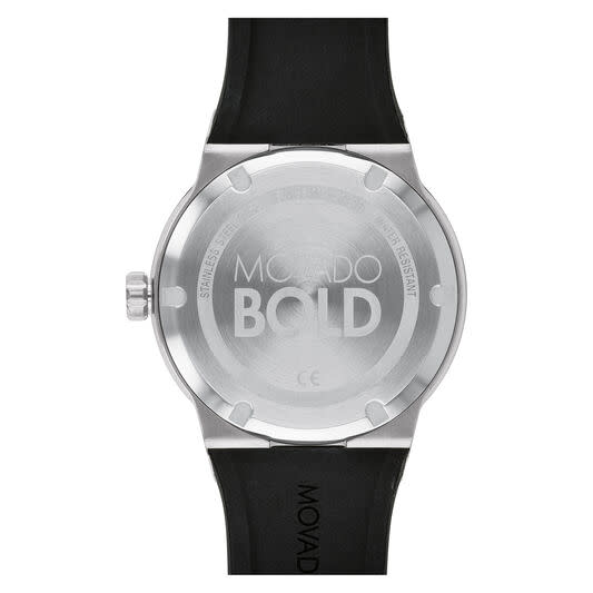 Movado Bold Fusion Black Dial Black Silicone Strap Watch for Men - 3600624 Buy Now By Movado