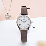 Tissot Tradition 5.5 Lady Silver Dial Brown Leather Strap Watch for Women - T063.009.16.018.00 Buy Now By Tissot