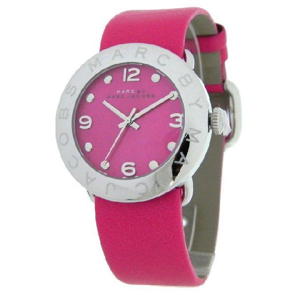 Marc Jacobs Amy Pop Pink Dial Pink Leather Strap Watch for Women - MBM1286 Buy Now By Marc Jacobs