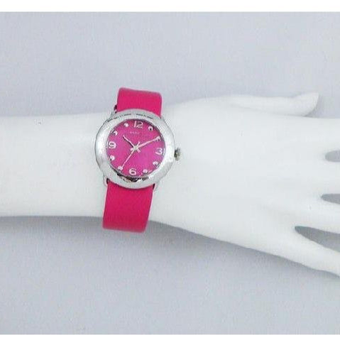 Marc Jacobs Amy Pop Pink Dial Pink Leather Strap Watch for Women - MBM1286 Buy Now By Marc Jacobs