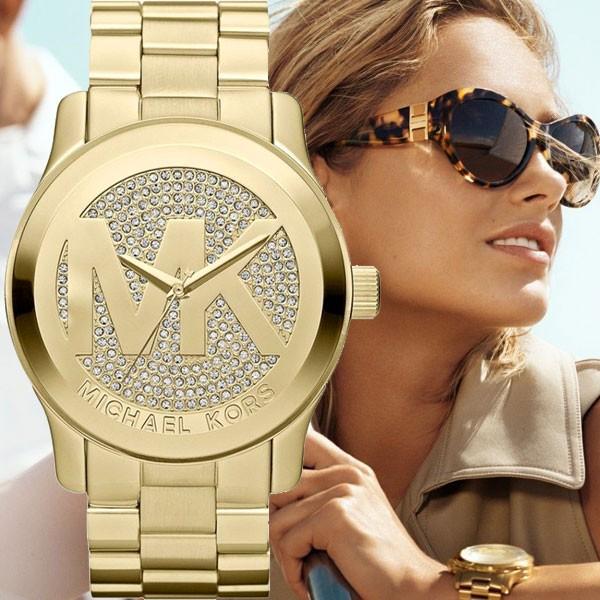 Michael Kors Runway Gold Dial Gold Steel Strap Watch for Women - MK5706 Buy Now By Michael Kors