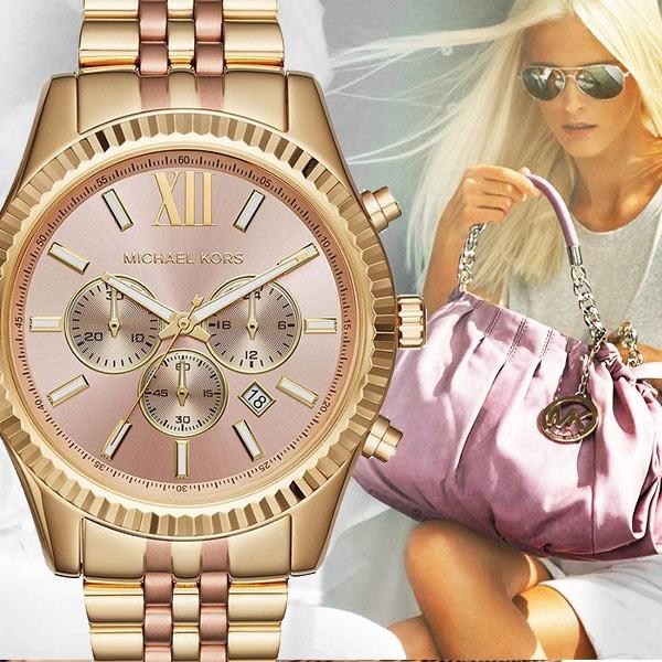 Michael Kors Lexington Gold Dial Gold Steel Strap Watch for Women - MK6473 Buy Now By Michael Kors