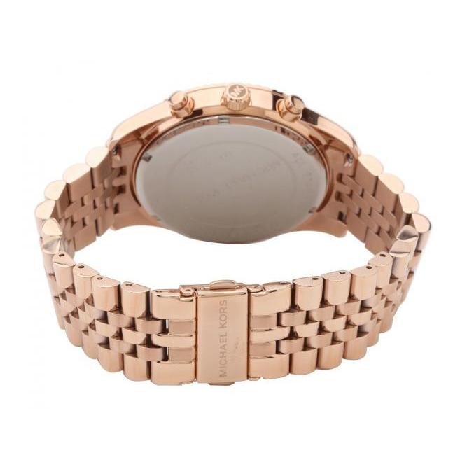 Michael Kors Lexington Chronograph White Dial Rose Gold Steel Strap Watch For Women - MK8313 Buy Now By Michael Kors