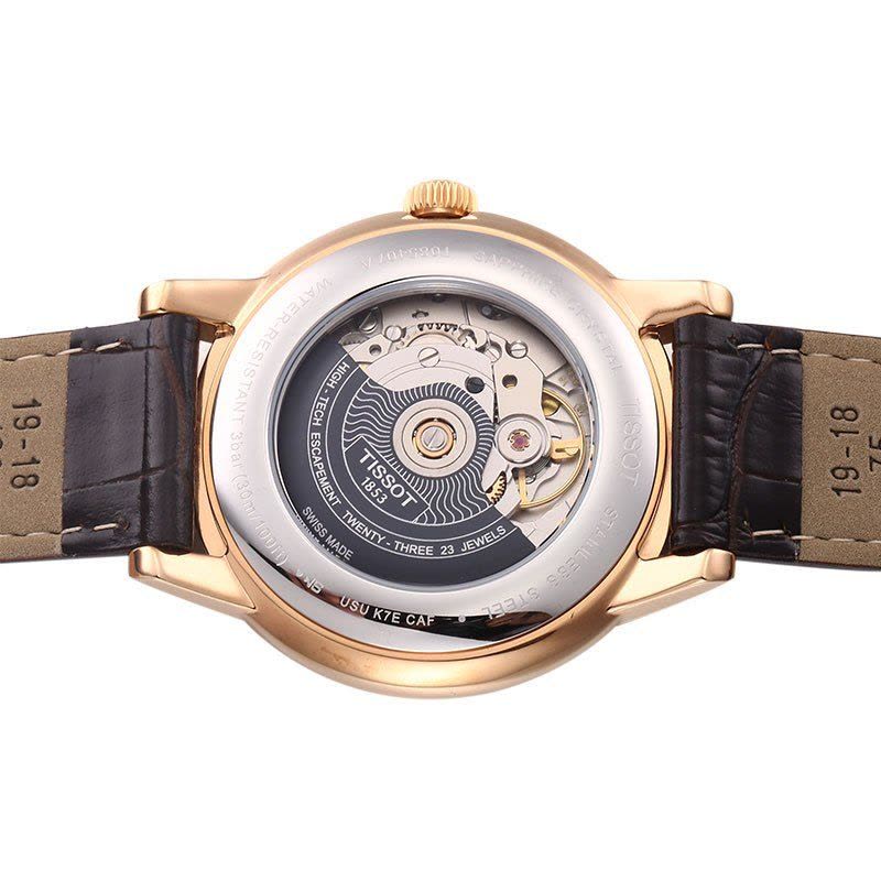 Tissot T Classic Carson Powermatic 80 White Dial Brown Leather Strap Watch for Men - T085.407.36.013.00 Buy Now By Tissot