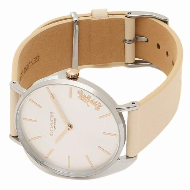 Coach Perry White Dial White Leather Strap Watch for Women - 14503117 Buy Now By Coach