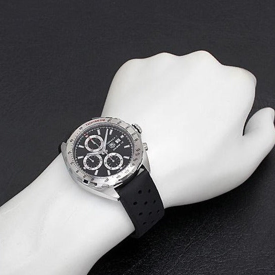 Tag Heuer Formula 1 Calibre 16 Black Dial Black Leather Strap Watch for Men - CAZ2010.FT8024 Buy Now By Tag Heuer