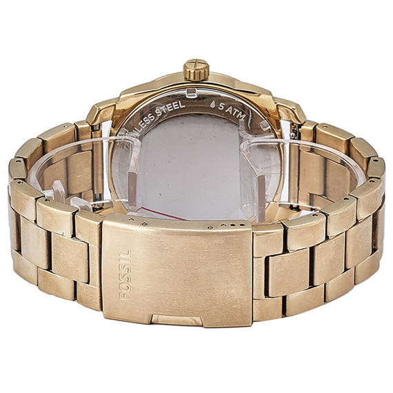 Fossil Machine Gold Dial Gold Steel Strap Watch for Men - FS5264 Buy Now By Fossil