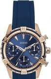 Guess Analog Quartz Blue Dial Blue Rubber Strap Watch For Women - W0562L3 Buy Now By Guess
