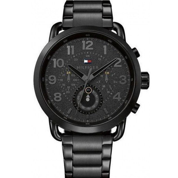 Tommy Hilfiger Briggs Black Dial Black Steel Strap Watch for Men - 1791423 Buy Now By Tommy Hilfiger