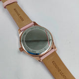 Michael Kors Layton Three-Hand White Dial Pink Leather Strap Watch for Women - MK2909 Buy Now By Michael Kors