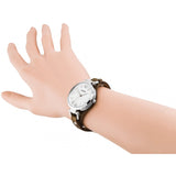 Fossil Georgia White Dial Brown Leather Strap Watch for Women - ES3060 Buy Now By Fossil