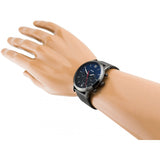 Fossil Neutra Chronograph Blue Dial Silver Mesh Bracelet Watch for Men - FS5383 Buy Now By Fossil