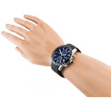 Hugo Boss Rafale Chronograph Blue Dial Black Leather Strap Watch For Men - 1513391 Buy Now By Hugo Boss