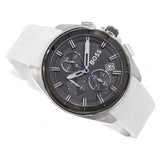 Hugo Boss Volane Grey Dial White SIlicone Strap Watch for Men - 1513948 Buy Now By Hugo Boss