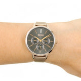 Hugo Boss Symphony Grey Dial Gold Mesh Bracelet Watch for Women - 1502424 Buy Now By Hugo Boss