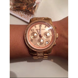 Michael Kors Runway Gold Dial Gold Steel Strap Watch for Women - MK5827 Buy Now By Michael Kors