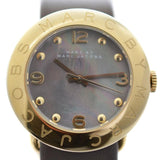 Marc Jacobs Amy Grey Dial Grey Leather Strap Watch for Women - MBM1287 Buy Now By Marc Jacobs