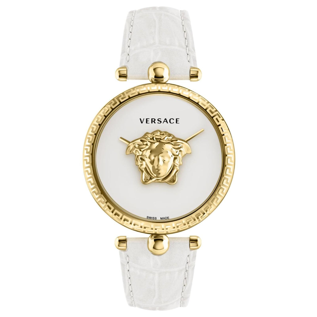 Versace Palazzo Empire White Dial White Leather Strap Watch for Women - VCO040017 Buy Now By Versace
