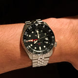 Seiko 5 Sports Automatic GMT Black Dial Silver Steel Strap Watch For Men - SSK001K1 Buy Now By Seiko