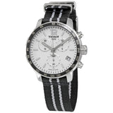 Tissot Quickster Chronograph NBA San Antonio Spurs Edition White Dial Two Tone NATO Strap Watch for Men - T095.417.17.037.07 Buy Now By Tissot