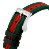 Gucci G-Frame Mother of Pearl Dial Two Tone Nylon Strap Watch For Women - YA147404 Buy Now By Gucci