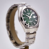 Tissot Gentleman Powermatic 80 Silicium Green Dial Silver Steel Strap Watch For Men - T127.407.11.091.01 Buy Now By Tissot