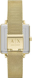 Armani Exchange Lola Quartz Gold Dial Gold Mesh Strap Watch For Women - AX5801 Buy Now By Armani Exchange