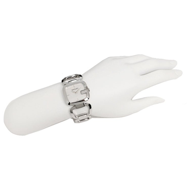 Gucci G-Class Mother of Pearl Dial Silver Steel Strap Watch For Women - YA125404 Buy Now By Gucci