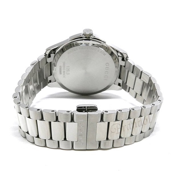 Gucci G Timeless Quartz Brown Dial Silver Steel Strap Watch for Men - YA126317 Buy Now By Gucci