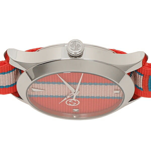 Gucci G Timeless Quartz Red Dial Two Tone NATO Strap Watch For Men - YA1264070 Buy Now By Gucci