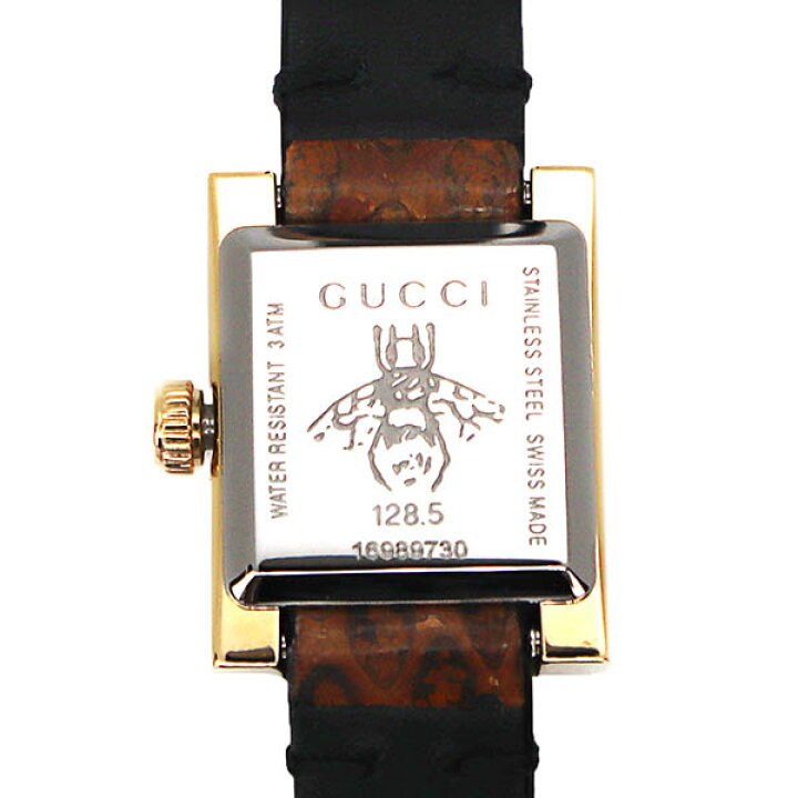 Gucci G Frame White Dial Brown Leather Strap Watch For Women - YA128523 Buy Now By Gucci