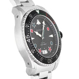 Gucci Dive Quartz Black Dial Silver Steel Strap Watch For Men - YA136221 Buy Now By Gucci