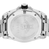 Gucci Dive Quartz Black Dial Silver Steel Strap Watch For Men - YA136221 Buy Now By Gucci