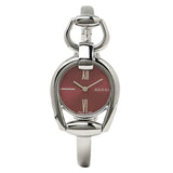 Gucci Horsebit Quartz Red Dial Silver Steel Strap Watch For Women - YA139502 Buy Now By Gucci