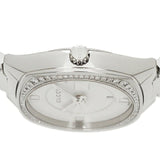 Gucci GG2570 Diamonds White Dial Silver Steel Strap Watch For Women - YA142506 Buy Now By Gucci