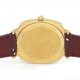 Gucci Grip Quartz Yellow Gold Dial Maroon Leather Strap Watch For Women - YA157405 Buy Now By Gucci