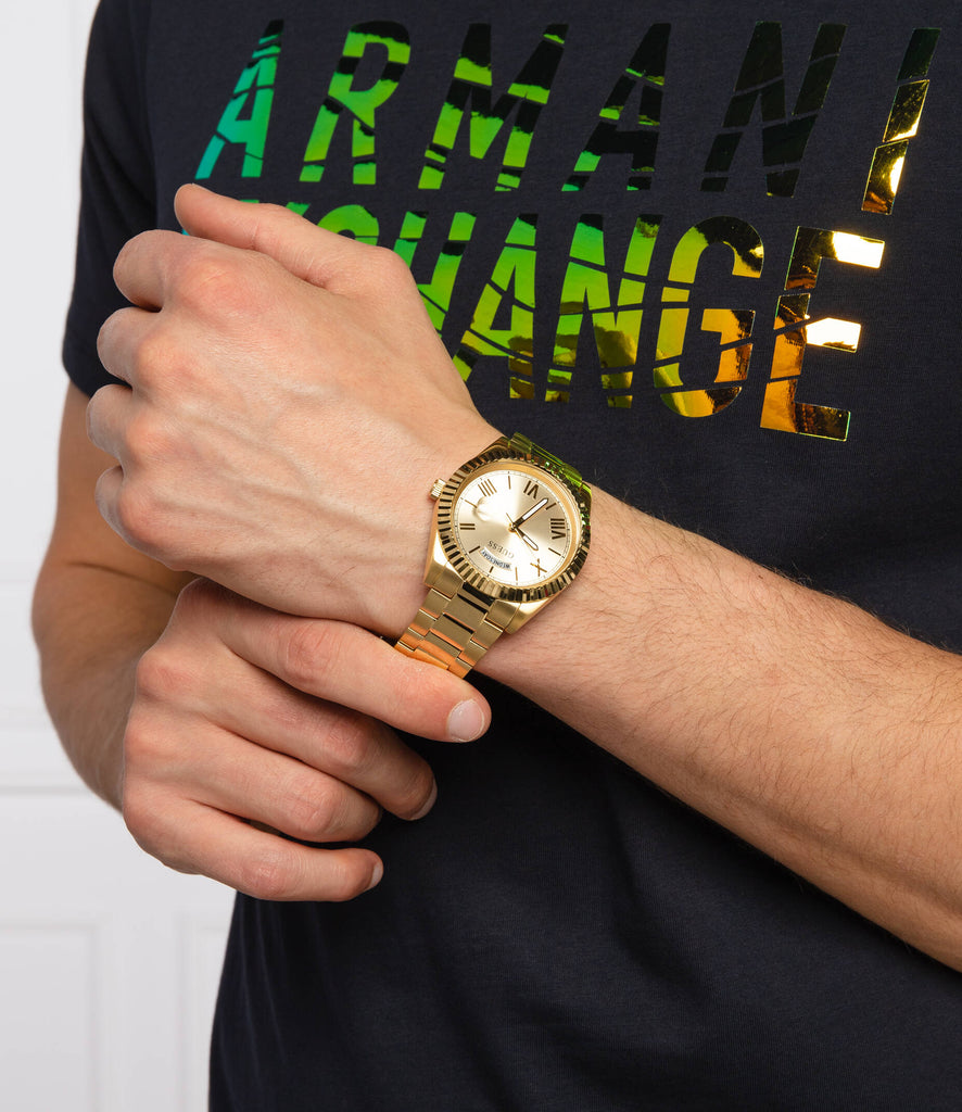 Guess Connoisseur Gold Dial Gold Steel Strap Watch for Men - GW0265G2 Buy Now By Guess