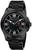Gucci G Timeless Black Dial Black Steel Strap Watch For Men - YA126202 Buy Now By Gucci