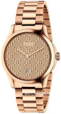 Gucci G Timeless Quartz Gold Dial Gold Steel Strap Watch For Women - YA126482 Buy Now By Gucci