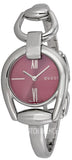 Gucci Horsebit Quartz Red Dial Silver Steel Strap Watch For Women - YA139502 Buy Now By Gucci