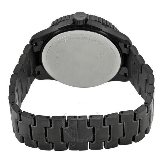 Gucci G Timeless Sport Black Dial Black Steel Strap Watch For Men - YA126230 Buy Now By Gucci