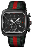 Gucci Coupe Chronograph Quartz Black Two Tone NATO Strap Watch For Men - YA131202 Buy Now By Gucci