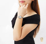 Gucci Diamantissima Quartz Diamonds White Dial Silver Steel Strap Watch For Women - YA141503 Buy Now By Gucci