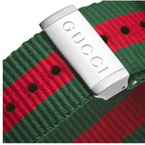 Gucci Dive Black Dial Two Tone NATO Strap Watch For Men - YA136206 Buy Now By Gucci