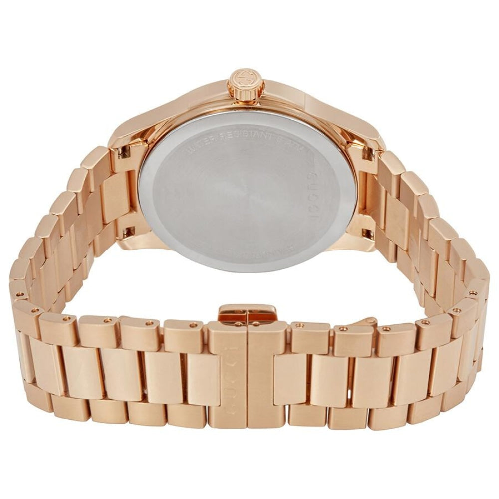 Gucci G Timeless Quartz Gold Dial Gold Steel Strap Watch For Women - YA126482 Buy Now By Gucci
