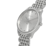 Gucci G Timeless Quartz Silver Dial Silver Steel Strap Watch For Women - YA1265019 Buy Now By Gucci