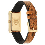 Gucci G-Frame Mother of Pearl Dial Brown Leather Snakeskin Strap Watch For Women - YA147402 Buy Now By Gucci